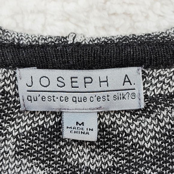 Joseph A Women's Leopard-Knit Hooded Zip-Front Poncho - M - Picture 4 of 7